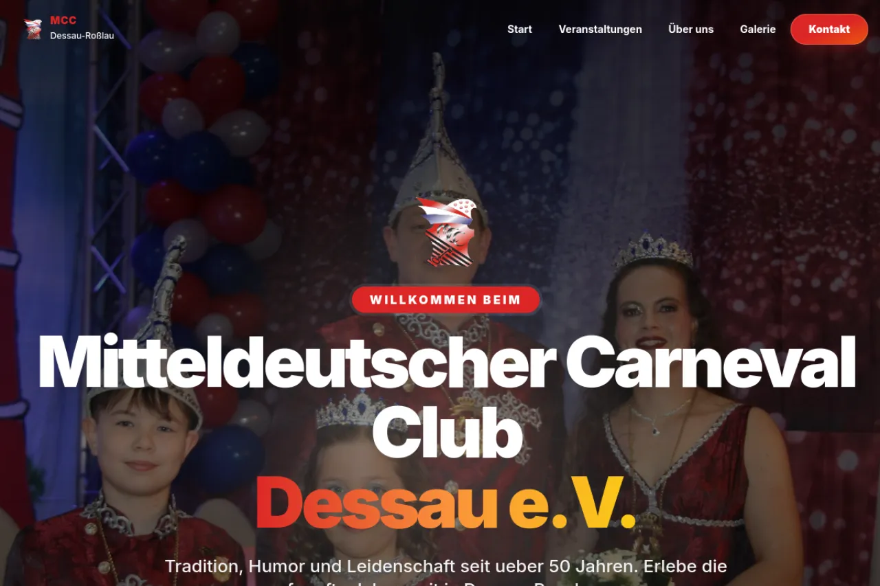 Vorschau der Website MCC Dessau e.V.